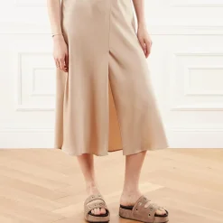 INUIKII Suede Studs Taupe Slides