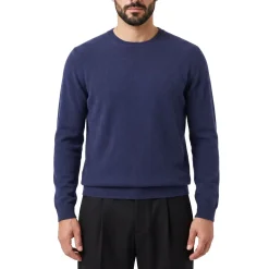 Iris von Arnim Pullover Amiro aus Kaschmir-Seiden-Mix blau Pullover