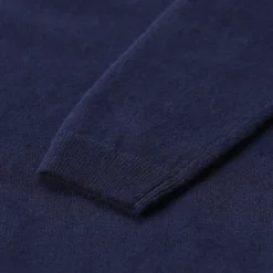 Iris von Arnim Pullover Amiro aus Kaschmir-Seiden-Mix blau Pullover