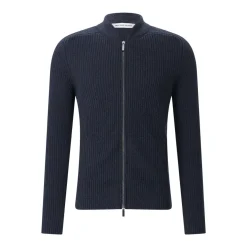 Iris von Arnim Strickjacke Curt Kaschmir blau Übergangsjacke