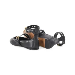 Isabel Marant Ballerinas Ylza schwarz Schnürschuhe