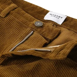 Isabel Marant Cordhose Ruthie braun Cordhose