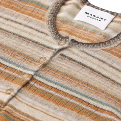 Isabel Marant Gestreifter Pullover Frederica beige Pullover