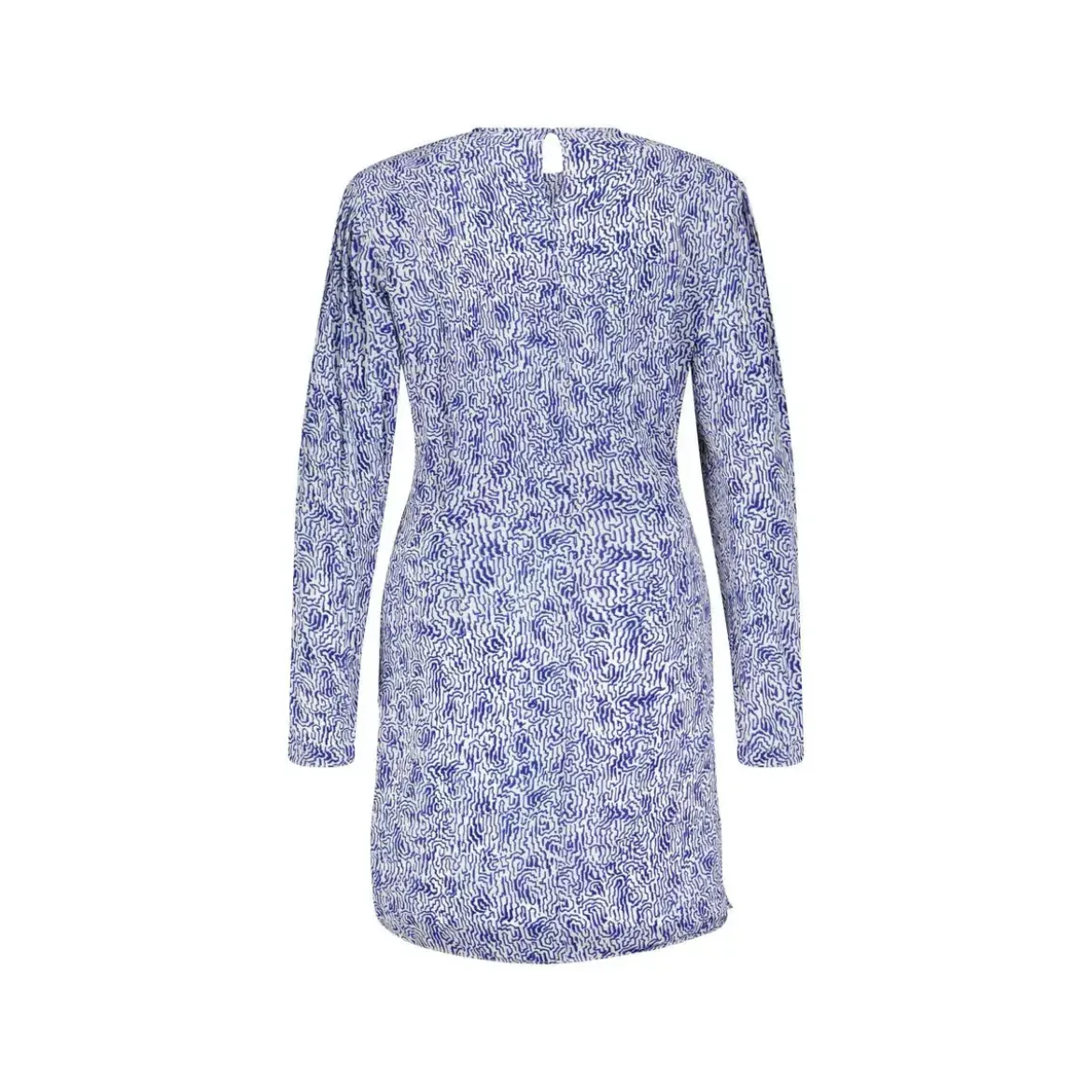 Isabel Marant Kleid Dulce mit All-Over Print Blau Minikleid