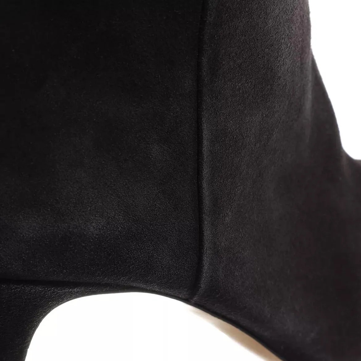 Isabel Marant Lispa Heeled Boots Suede Faded Black Stiefel