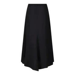 Isabel Marant Midirock Hortensia aus Seide schwarz Midirock