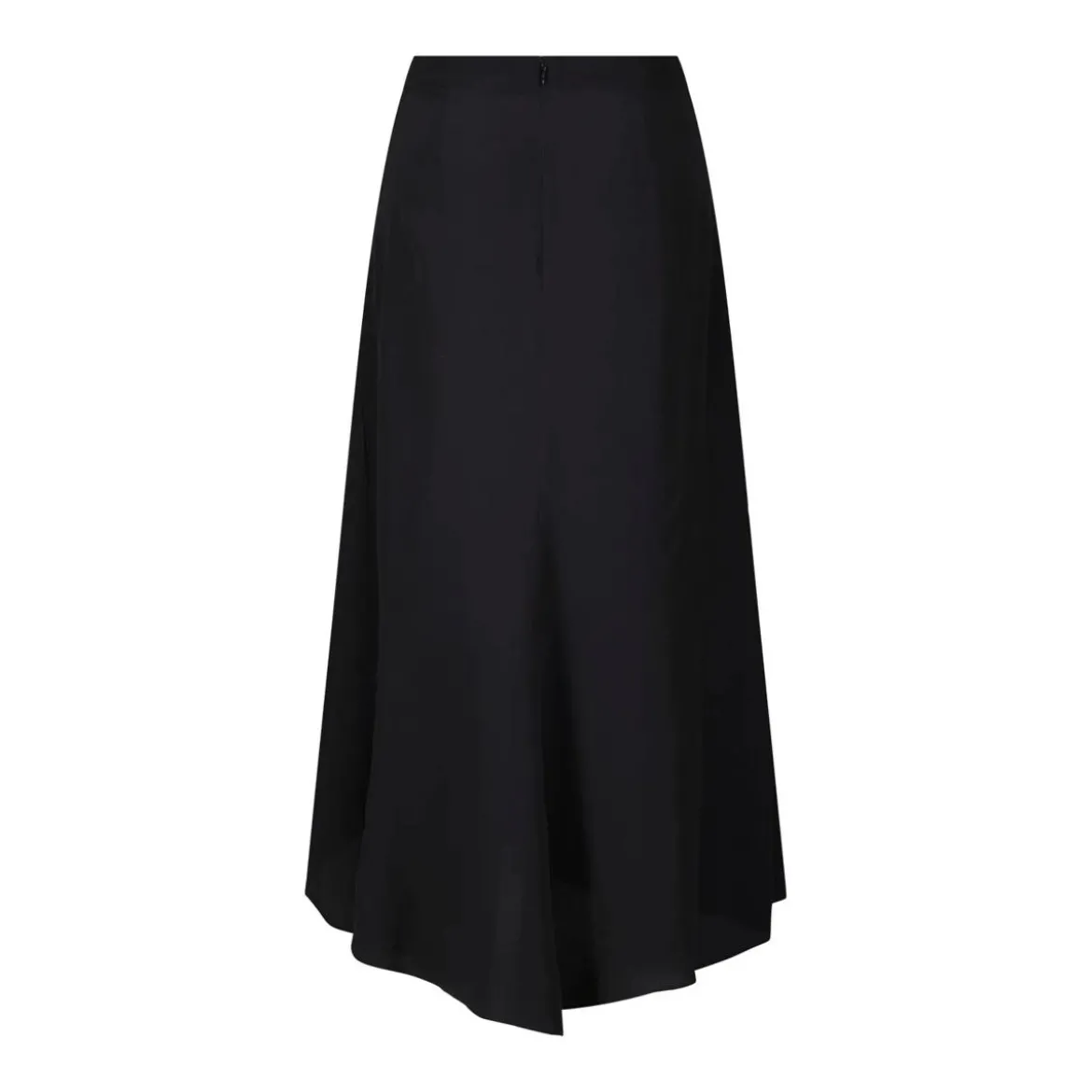 Isabel Marant Midirock Hortensia aus Seide schwarz Midirock