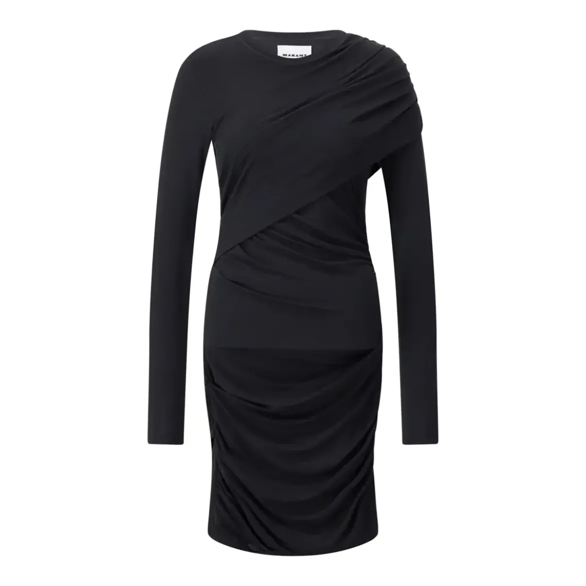 Isabel Marant Minikleid Denise aus Jersey Schwarz Minikleid