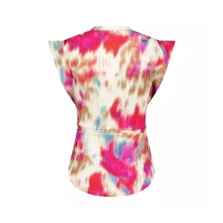 Isabel Marant Top Zilen mit abtraktem Muster Multicolor Top