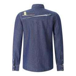Jacob Cohen Hemd aus Denim Resort Collection blau Hemd