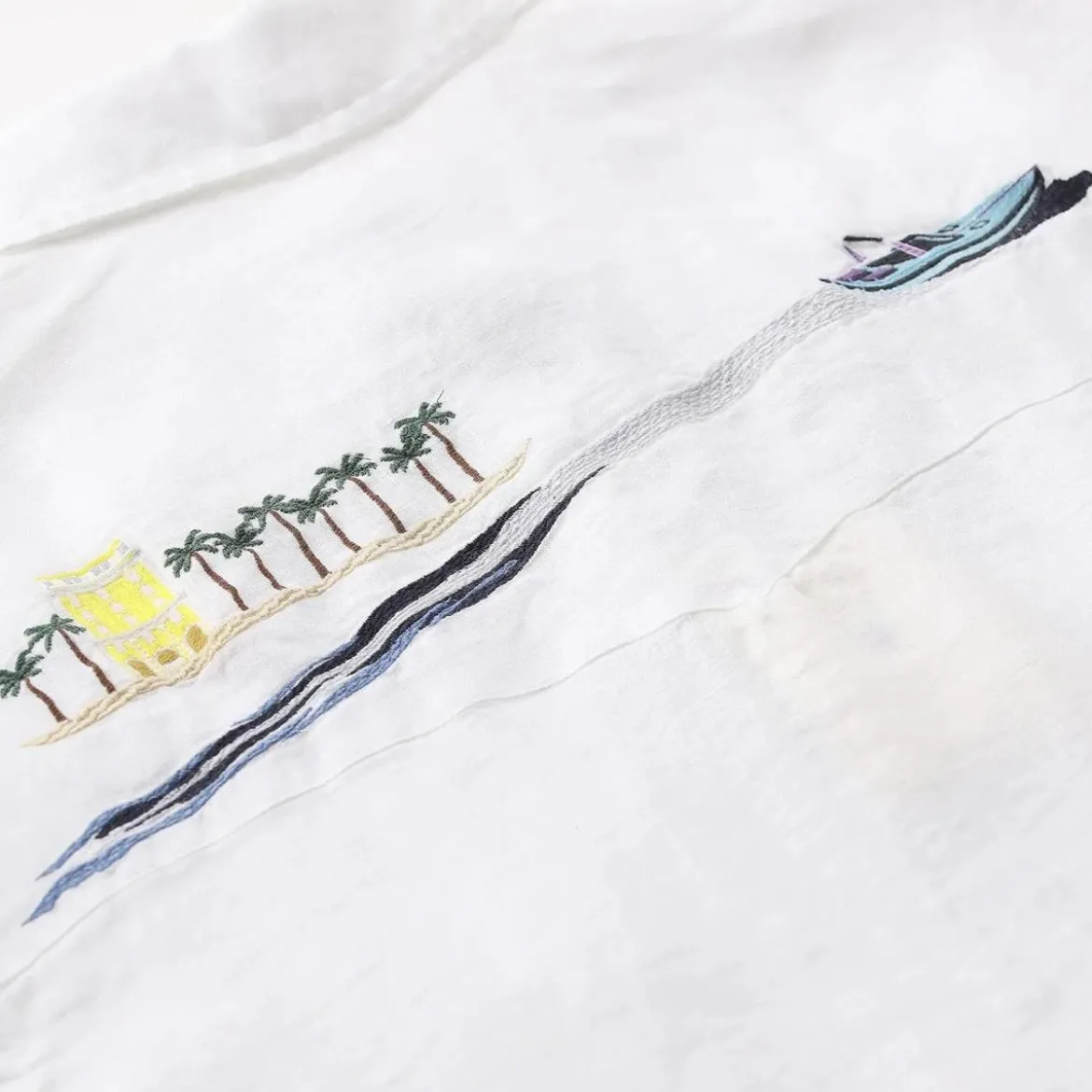 Jacob Cohen Hemd aus Leinen Resort Collection weiß Hemd