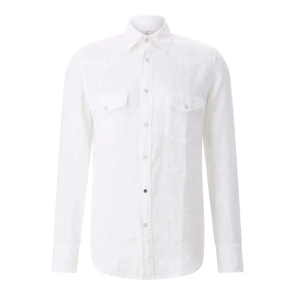 Jacob Cohen Hemd aus Leinen Resort Collection weiß Hemd