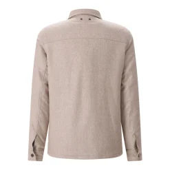Jacob Cohen Overshirt aus Schurwolle beige Übergangsjacke