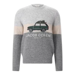 Jacob Cohen Pullover aus Alpaka-Woll-Mix grau Pullover