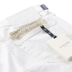 Jacob Cohen Slim-Fit Jeans aus Baumwollmix weiß Slim-Fit-Jeans