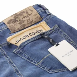 Jacob Cohen Slim-Fit Jeans aus Baumwollmix blau Slim-Fit-Jeans