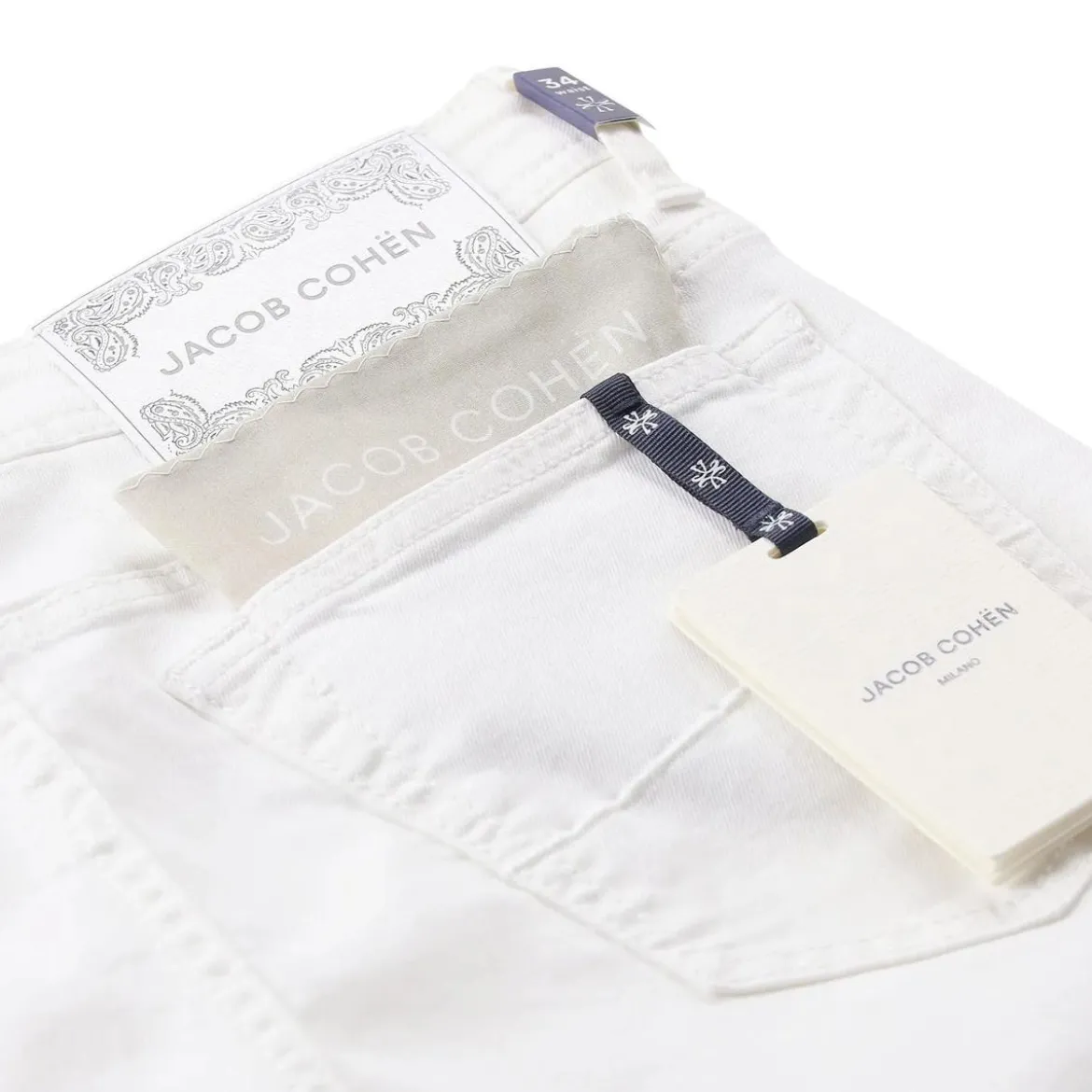 Jacob Cohen Slim-Fit Jeans Bard weiß Slim-Fit-Jeans