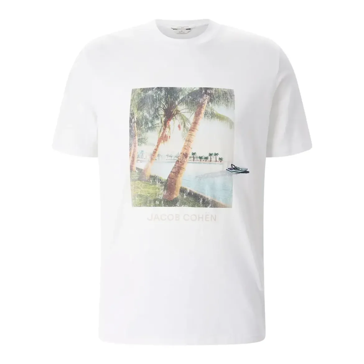 Jacob Cohen T-Shirt Resort Capsule weiß T-Shirt