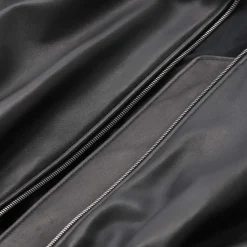 Jil Sander Jacke aus Leder schwarz Lederjacke