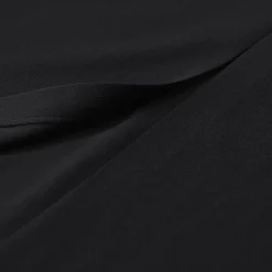 Jil Sander Midirock aus Schurwolle schwarz Maxirock