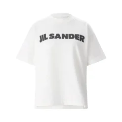 Jil Sander White Cotton Crew Neck T-Shirt White T-Shirt