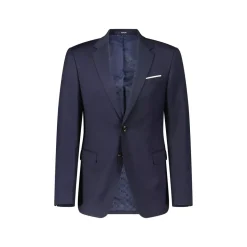 JOOP! Slim-Fit Sakko Herby aus Wolle Dunkelblau Anzugjacke