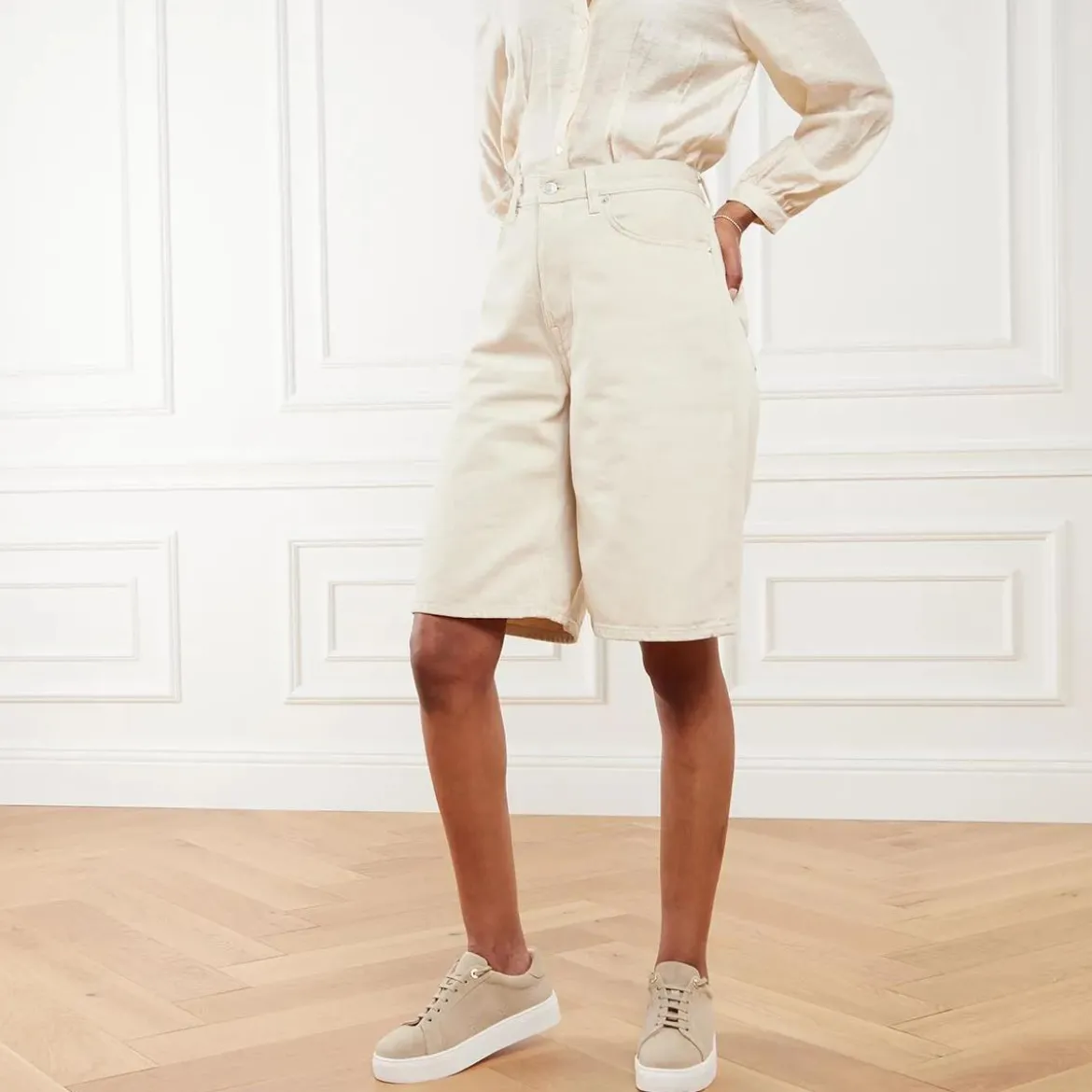 JOOP! Velluto Stampa New Daphne Sneaker Yt6 Beige Low-Top-Sneaker