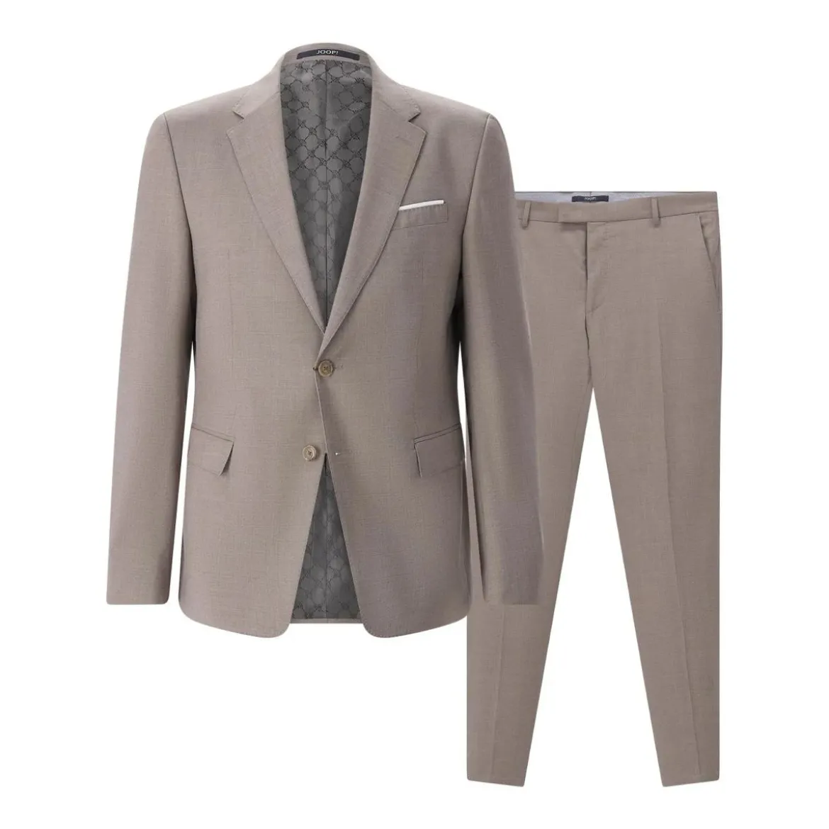 JOOP! Zweiteiliger Slim-Fit Anzug braun Hosenanzug