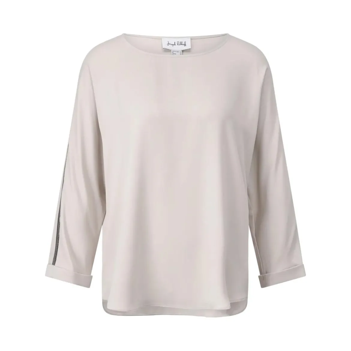 Joseph Ribkoff Blusenshirt mit Glitzer-Details Creme T-Shirt