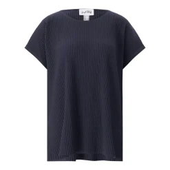 Joseph Ribkoff Plissiertes T-Shirt blau T-Shirt