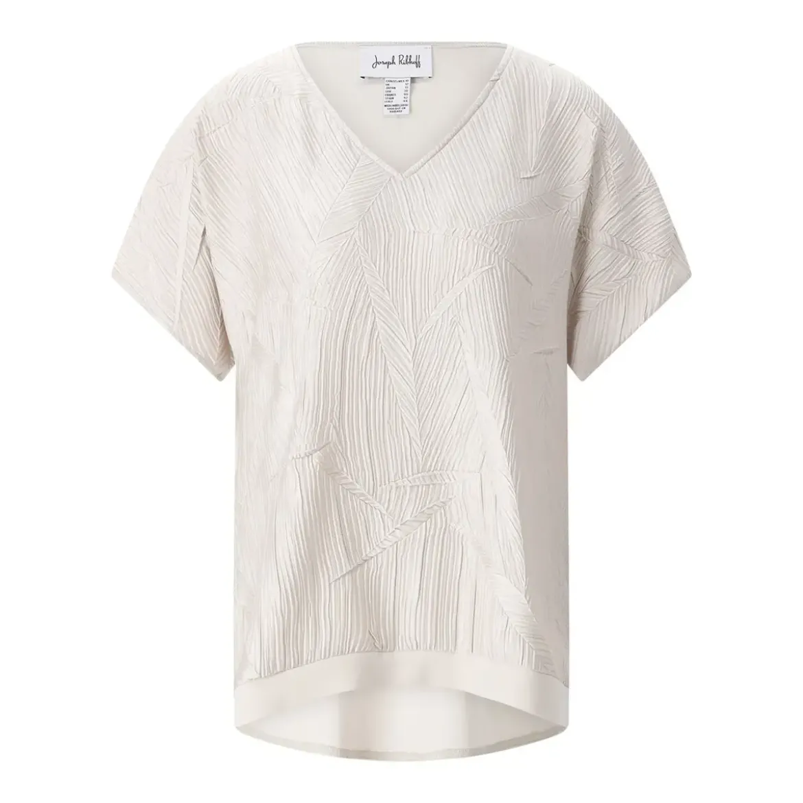 Joseph Ribkoff T-Shirt mit V-Ausschnitt beige T-Shirt