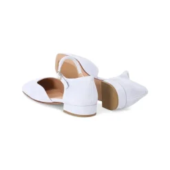 Jubile' Mary Jane Pumps aus Veloursleder blau Schnürschuhe