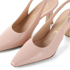 Jubile' Pumps aus Leder pink Schnürschuhe
