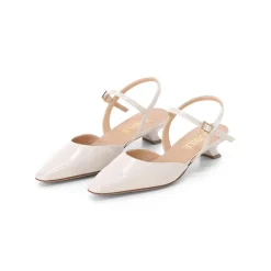 Jubile' Pumps aus Leder weiß Schnürschuhe