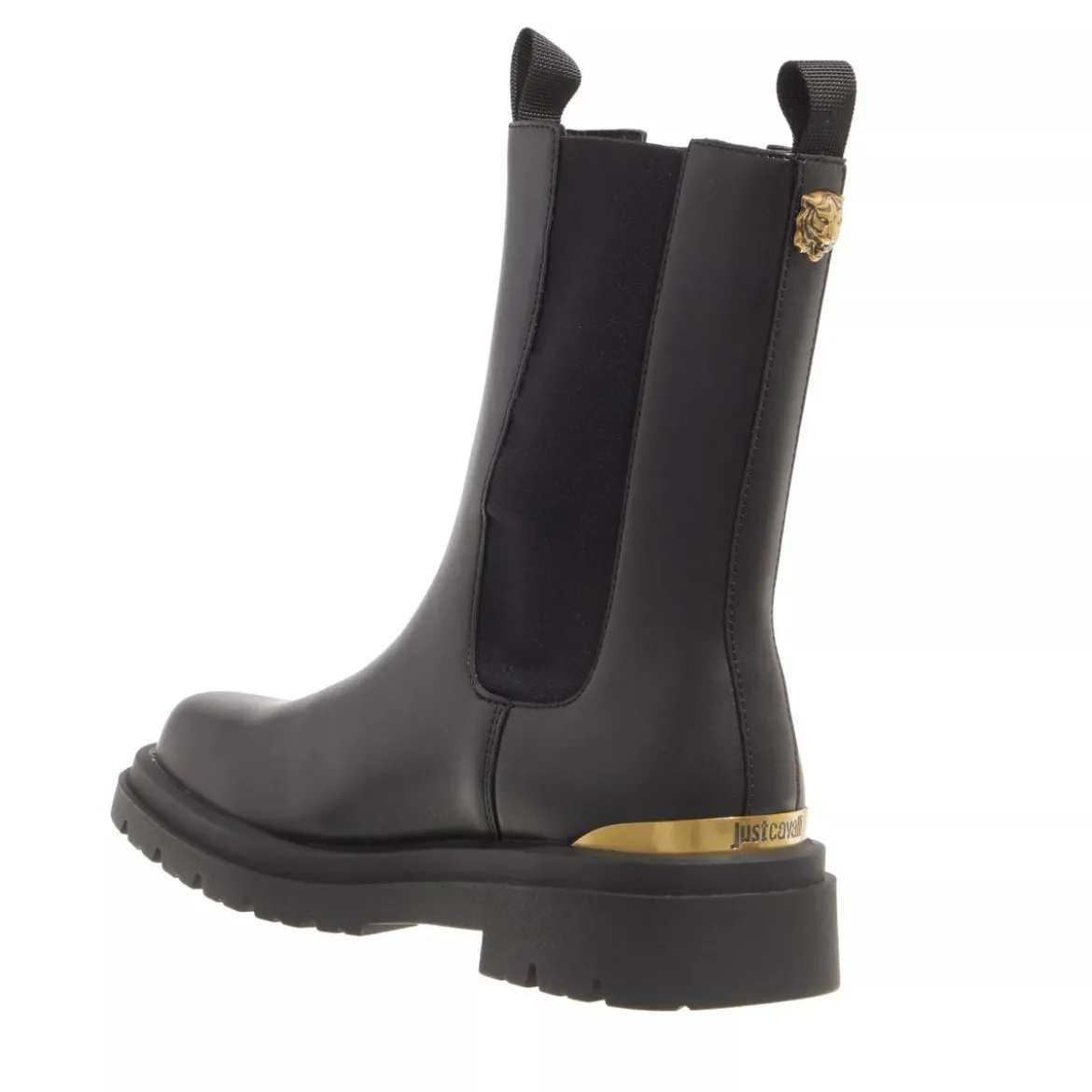 Just Cavalli Fondo Kaili Kombat Dis. W6 Shoes Black Chelsea Boots