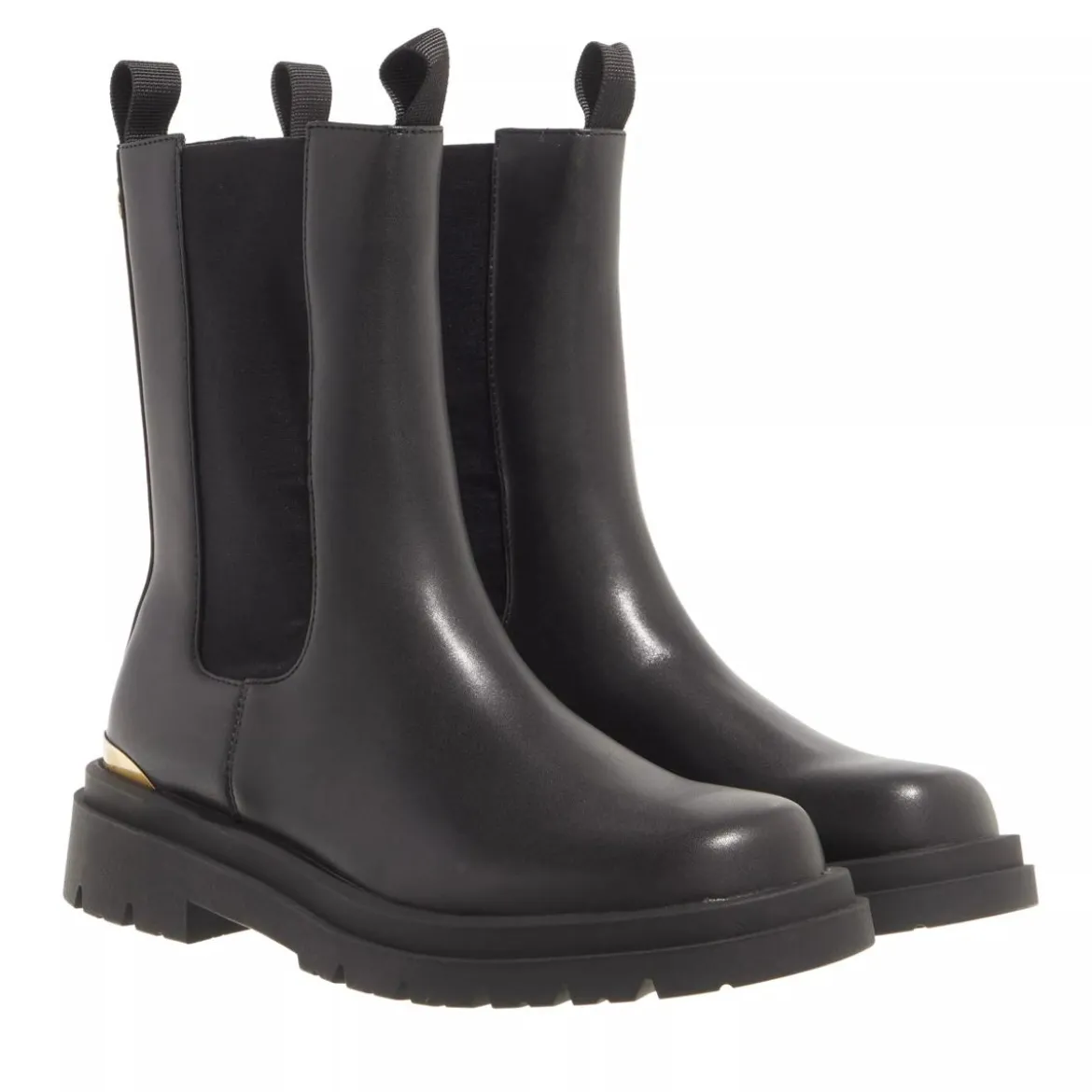 Just Cavalli Fondo Kaili Kombat Dis. W6 Shoes Black Chelsea Boots