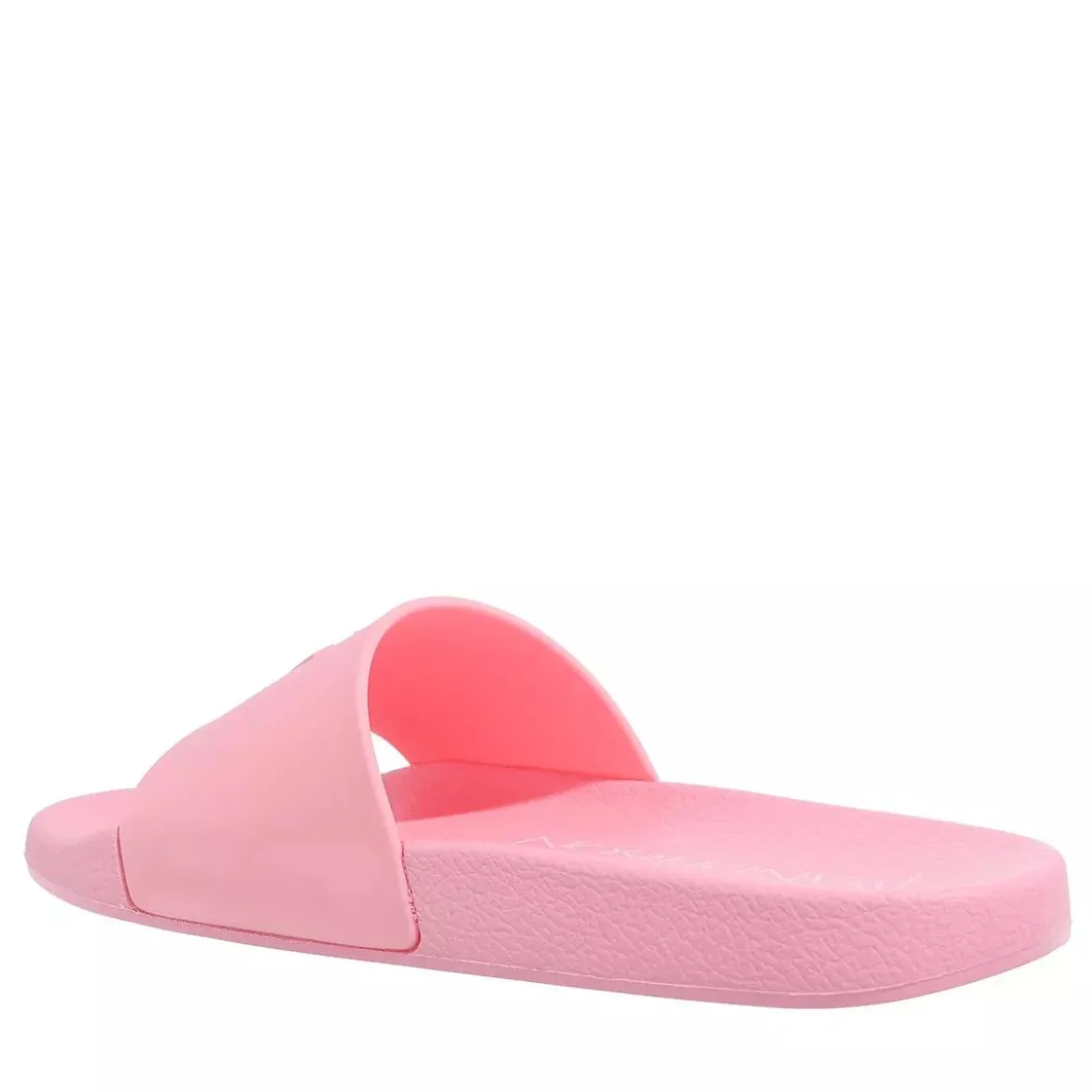 J.W.Anderson Slide Rubber 321 Pink + Logo Light Green Slides