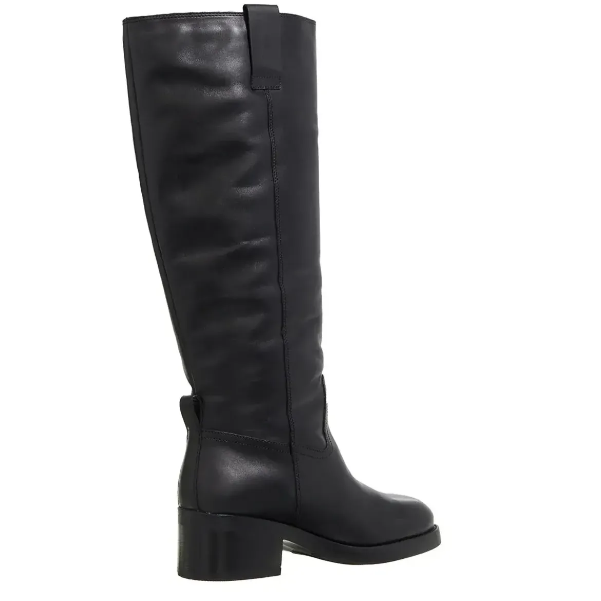 Karl Lagerfeld Brooklyn Hi Leg Boot Lined Black Lthr Overknee-Boots