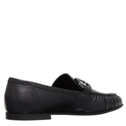 Karl Lagerfeld Eleia Brooch Loafer Black Lthr Pumps