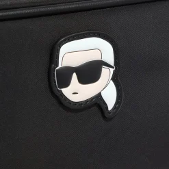 Karl Lagerfeld Ikon Nylon Camera Bag Black Camera Bag