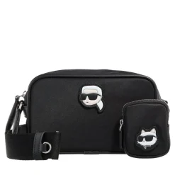 Karl Lagerfeld Ikon Nylon Camera Bag Black Camera Bag