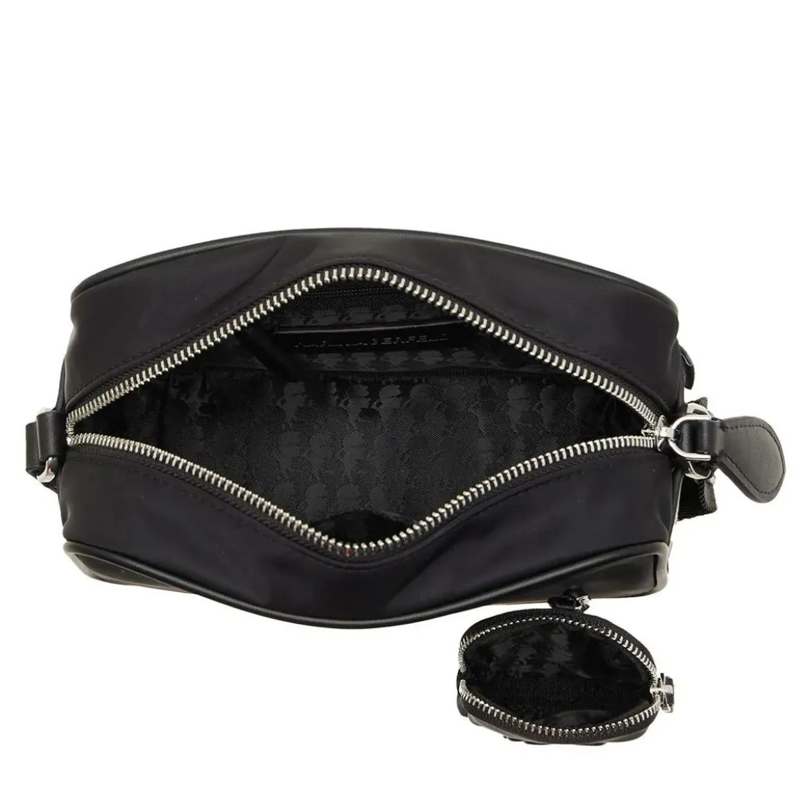 Karl Lagerfeld Ikon Nylon Camera Bag Black Camera Bag
