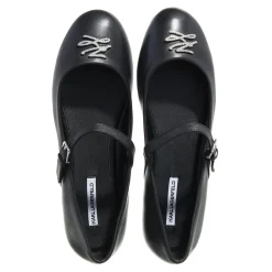 Karl Lagerfeld Karo Autograph Pump Black Lthr Ballerinas