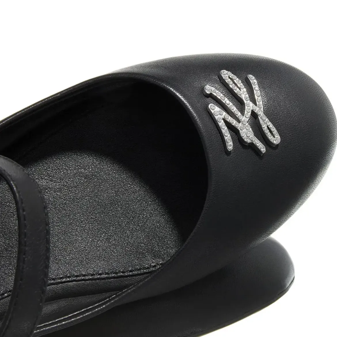 Karl Lagerfeld Karo Autograph Pump Black Lthr Ballerinas