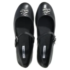 Karl Lagerfeld Karo Autograph Pump Black Lthr Ballerinas