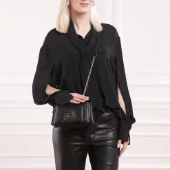 Karl Lagerfeld K/Autograph Sp Puffy Cb Black-Nickel Crossbody Bag