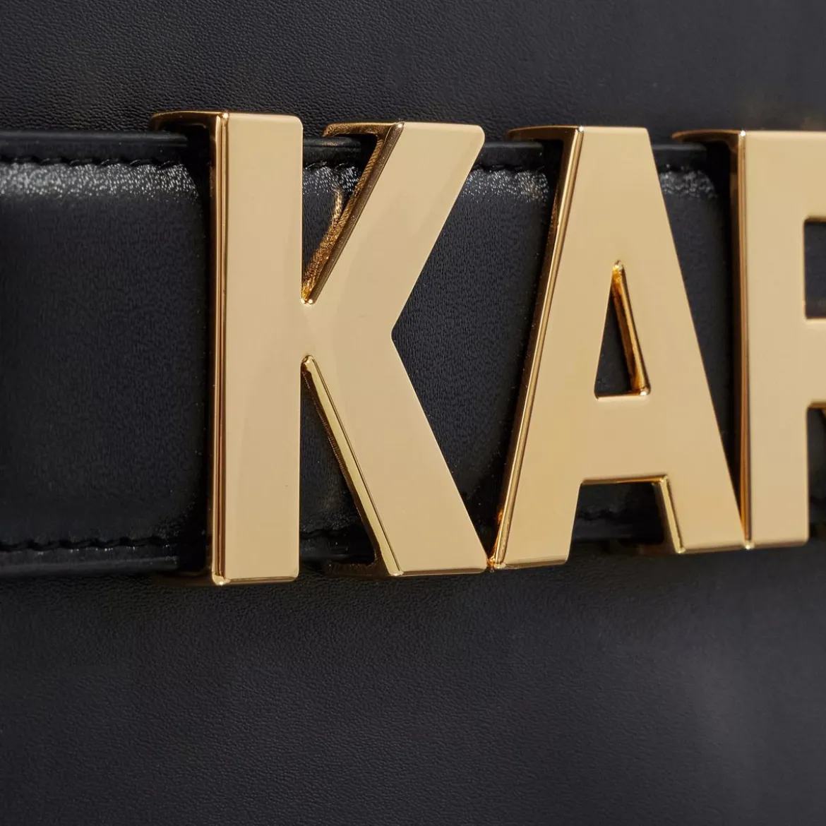Karl Lagerfeld K/Letters Flap Crossbody Black Crossbody Bag