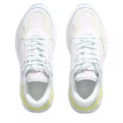 Karl Lagerfeld Komet Maison Karl Lo Lace White Lthr & Textile Low-Top-Sneaker