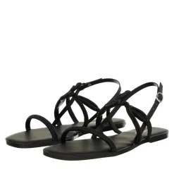 Karl Lagerfeld Olympia Karl Signia Slide Black Glitter Mono Sandalen