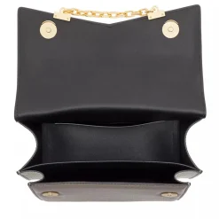 Karl Lagerfeld Seven Grainy Medium Dark Taupe Crossbody Bag